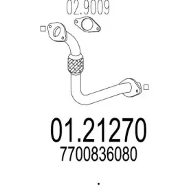 01.21270 MTS Труба выхлопного газа