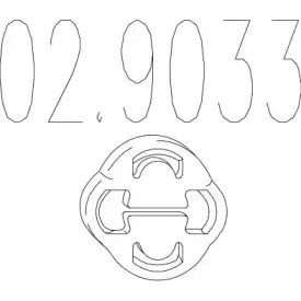 02.9033 MTS Буфер, глушитель