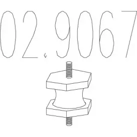 02.9067 MTS Буфер, глушитель