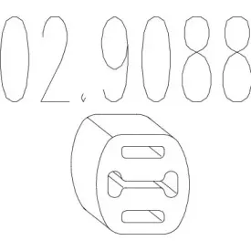 02.9088 MTS Буфер, глушитель