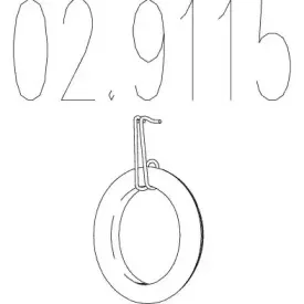 02.9115 MTS Буфер, глушитель