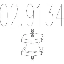 02.9134 MTS Буфер, глушитель