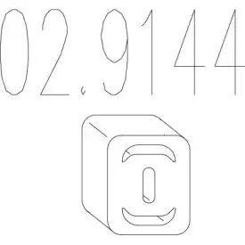 02.9144 MTS Буфер, глушитель