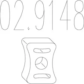 02.9148 MTS Буфер, глушитель