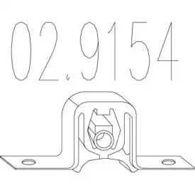 02.9154 MTS Буфер, глушитель