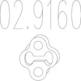 02.9160 MTS Буфер, глушитель