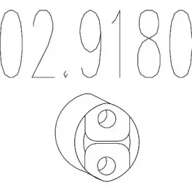 02.9180 MTS Буфер, глушитель