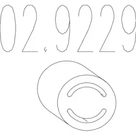 02.9229 MTS Буфер, глушитель