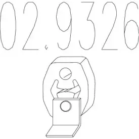 02.9326 MTS Буфер, глушитель