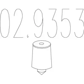 02.9353 MTS Буфер, глушитель