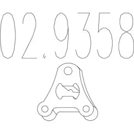 02.9358 MTS Буфер, глушитель