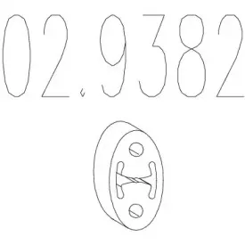 02.9382 MTS Буфер, глушитель