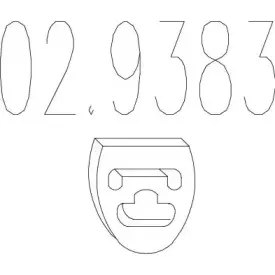 02.9383 MTS Буфер, глушитель