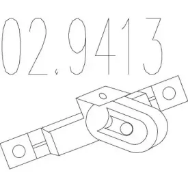 02.9413 MTS Буфер, глушитель