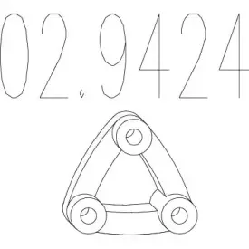 02.9424 MTS Буфер, глушитель