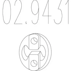 02.9431 MTS Буфер, глушитель