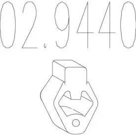 02.9440 MTS Буфер, глушитель