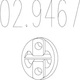 02.9467 MTS Буфер, глушитель