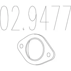 02.9477 MTS Прокладка, труба выхлопного газа