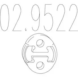 02.9522 MTS Буфер, глушитель