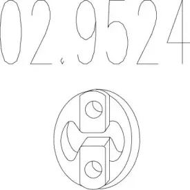 02.9524 MTS Буфер, глушитель