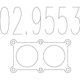 02.9553 MTS Прокладка, труба выхлопного газа