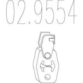 02.9554 MTS Буфер, глушитель