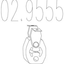 02.9555 MTS Буфер, глушитель