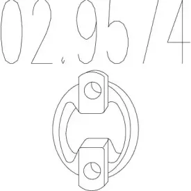 02.9574 MTS Буфер, глушитель