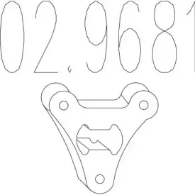 02.9681 MTS Буфер, глушитель