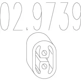 02.9739 MTS Буфер, глушитель