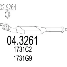04.3261 MTS Катализатор