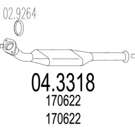 04.3318 MTS Катализатор