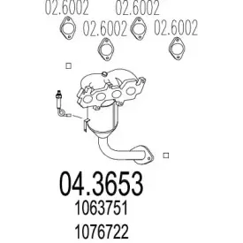 04.3653 MTS Катализатор