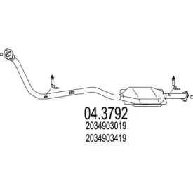 04.3792 MTS Катализатор