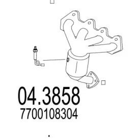 04.3858 MTS Катализатор