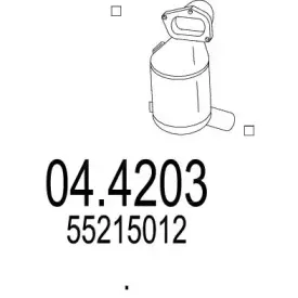 04.4203 MTS Катализатор