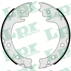 01041 LPR Комплект тормозных колодок, стояночная тормозная система