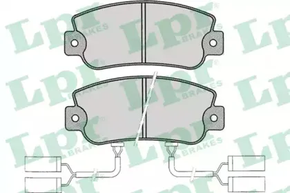 05P019 LPR Комплект тормозных колодок, дисковый тормоз