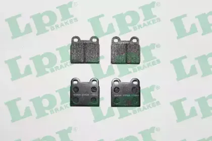 05P025 LPR Комплект тормозных колодок, дисковый тормоз