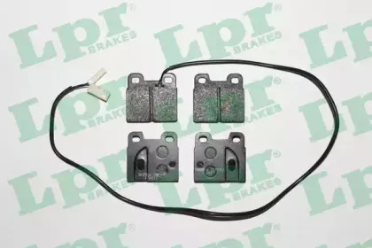 05P030 LPR Комплект тормозных колодок, дисковый тормоз
