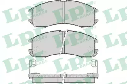 05P036 LPR Комплект тормозных колодок, дисковый тормоз