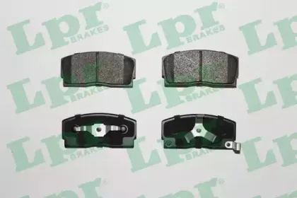 05P055 LPR Комплект тормозных колодок, дисковый тормоз