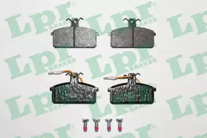 05P100 LPR Комплект тормозных колодок, дисковый тормоз