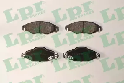 05P1001 LPR Комплект тормозных колодок, дисковый тормоз