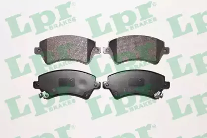 05P1002 LPR Комплект тормозных колодок, дисковый тормоз