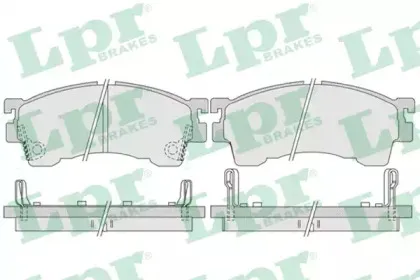 05P1017 LPR Комплект тормозных колодок, дисковый тормоз