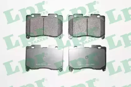 05P1023 LPR Комплект тормозных колодок, дисковый тормоз