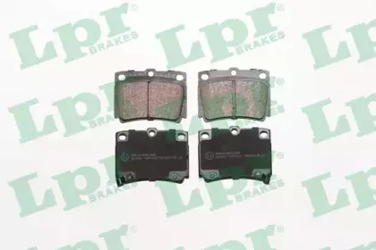 05P1029 LPR Комплект тормозных колодок, дисковый тормоз