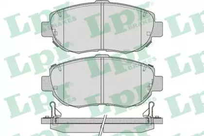 05P1033 LPR Комплект тормозных колодок, дисковый тормоз